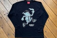 OSSANTHEHOOD longsleeve Tshirt (fosho) / black x white