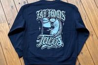 OSSANTHEHOOD 12oz crewneck sweat (tat&taco) black
