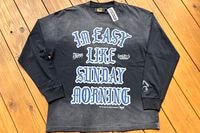 NICETY garment dye longsleeve Tshirt (easy) / black washed