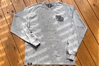 NICETY 8.2oz garment dye longsleeve Tshirt (since) / washed gray