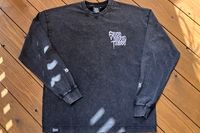 NICETY 8.2oz garment dye longsleeve Tshirt (since) / washed black