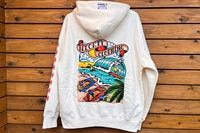 NICETY 13oz pile lined hoodie (banger) / off white