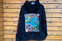 NICETY 13oz pile lined hoodie (banger) / black