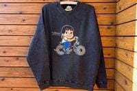 BENJIE ESCOBAR 12oz. crewneck sweat (bike) / charcol gray
