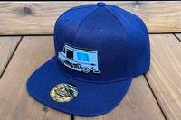 OSSANTHEHOOD snapback cap (postal) / navy