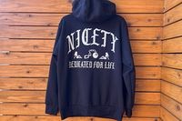 NICETY 14oz sherpa zipup hood (dedicated) / black