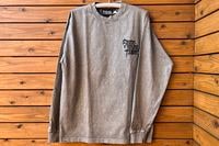NICETY 8.2oz garment dye longsleeve Tshirt (since) / washed gray