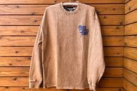 NICETY 8.2oz garment dye longsleeve Tshirt (since) / washed sand