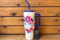 LA DODGERS official stainless thermo tumbler / white