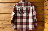 NICETY check flannel shirt / red