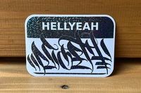 NICETY vinyl glitter sticker (hellyeah)