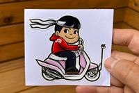 OSSANTHEHOOD vinyl sticker (Courr���ges)