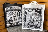 Benjie Escobar grocery tote bag (tattoo flash)