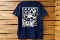 OSSANTHEHOOD Tshirt (something LA) / navy