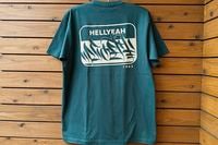 NICETY 7.2oz heavyweight Tshirt (hellyeah) / green x khaki