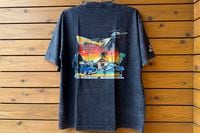 OSSANTHEHOOD Tshirt (getout) / black washed