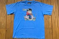 OSSANTHEHOOD Tshirt (scooter) / skyblue washed