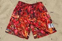 OSSANTHEHOOD baggy basket shorts (aloha later)