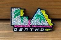 OSSANTHEHOOD vinyl glitter sticker (LA)