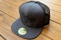 Tacos El Trompo mesh snapback cap / dark gray