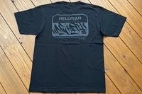 NICETY 7.2oz heavyweight Tshirt (hellyeah) / black