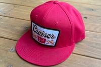 Cruiser brand snapback cap / red