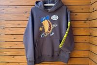 OSSANTHEHOOD 13oz pile lined hoodie (F-yeah) / gray