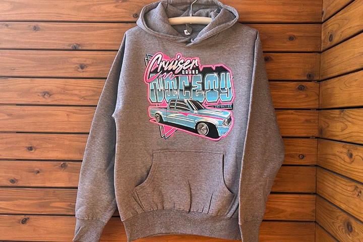 Cruiser brand pullover hoodie (nicety) / gray