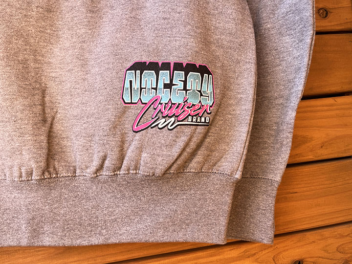 Cruiser brand pullover hoodie (nicety) / gray