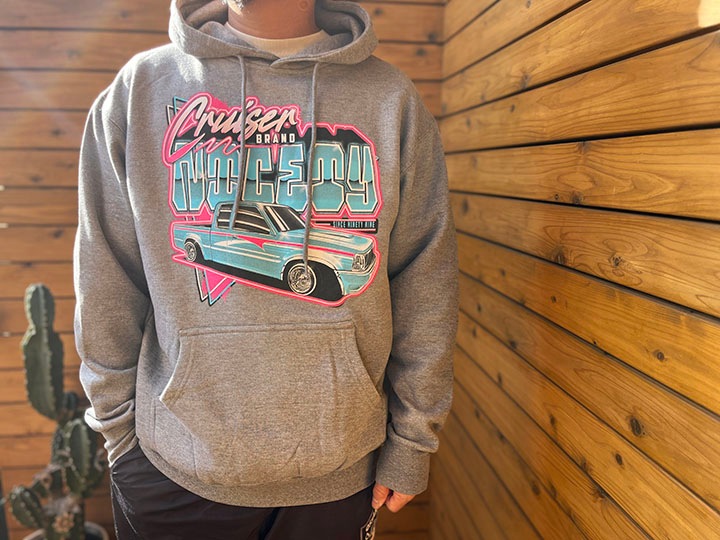 Cruiser brand pullover hoodie (nicety) / gray