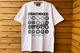 OSSANTHEHOOD 7.2oz heavyweight Tshirt (rim) / white x black