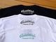 OSSANTHEHOOD 7.2oz heavyweight Tshirt (rim) / white x black