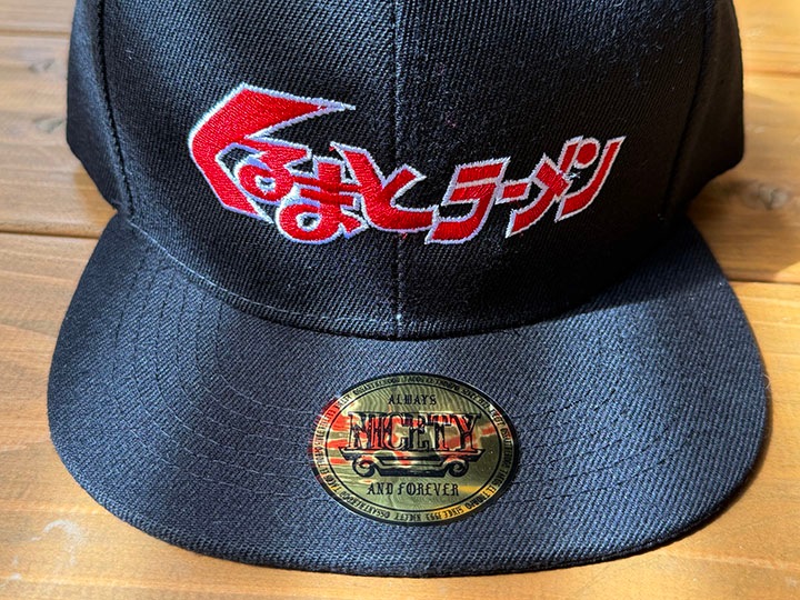 OSSANTHEHOOD snapback cap (����ޤ�) / black x red