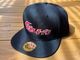 OSSANTHEHOOD snapback cap (����ޤ�) / black x red