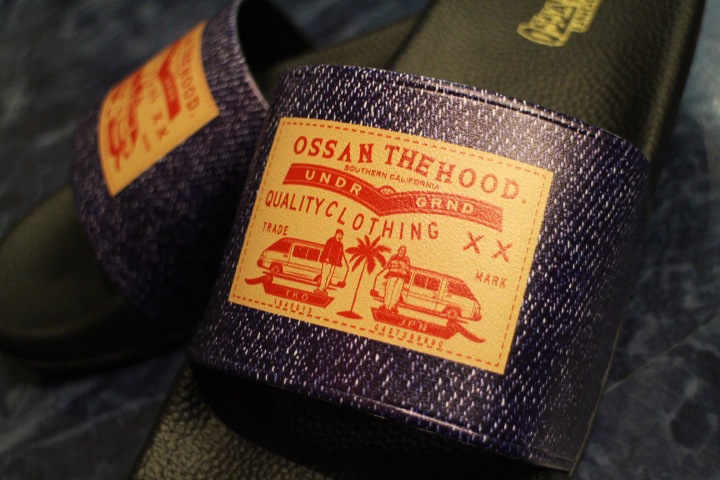 OSSANTHEHOOD slide (indigo)