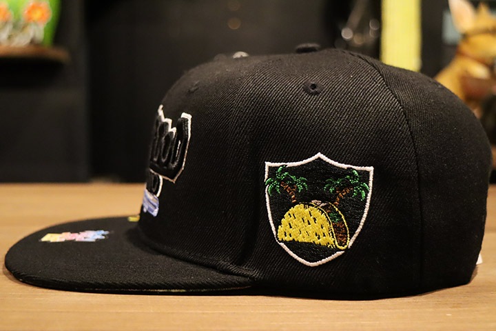 OSSANTHEHOOD snapback cap (car & tacos) / black