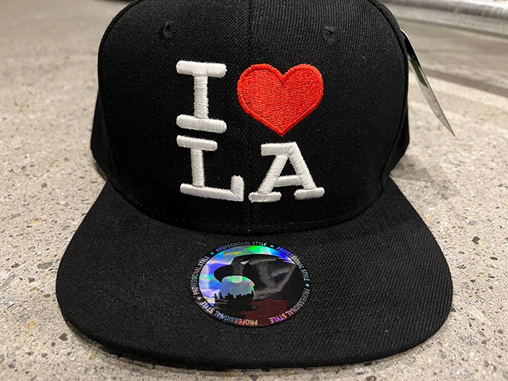 I love LA snapback cap / black