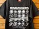 OSSANTHEHOOD 7.2oz heavyweight Tshirt (rim) / black x white