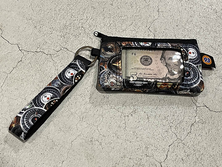 OSSANTHEHOOD neoprane pouch (crossing wires) / wire