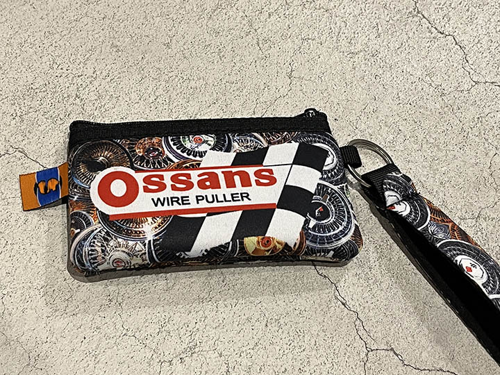 OSSANTHEHOOD neoprane pouch (crossing wires) / wire