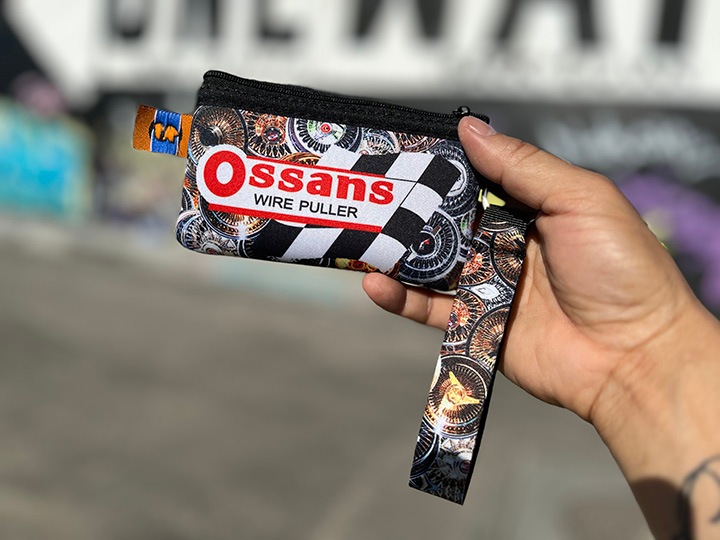 OSSANTHEHOOD neoprane pouch (crossing wires) / wire