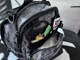 OSSANTHEHOOD camo sling bag (black python)