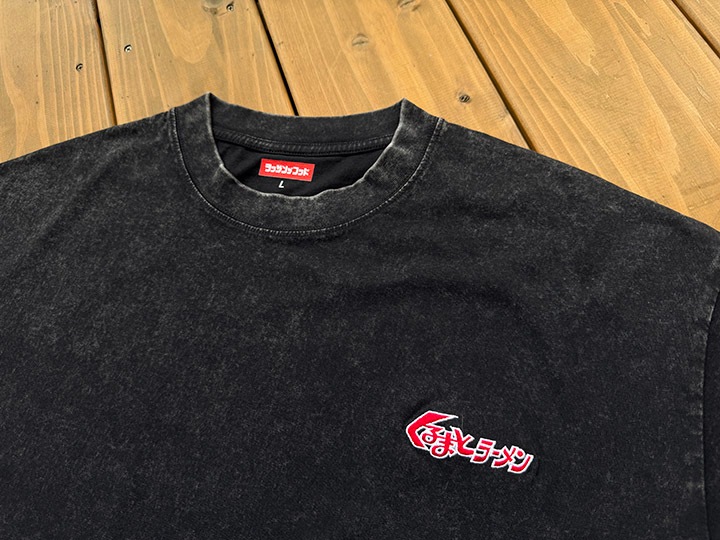 OSSANTHEHOOD dye washed Tshirt (����ޤ�) / black