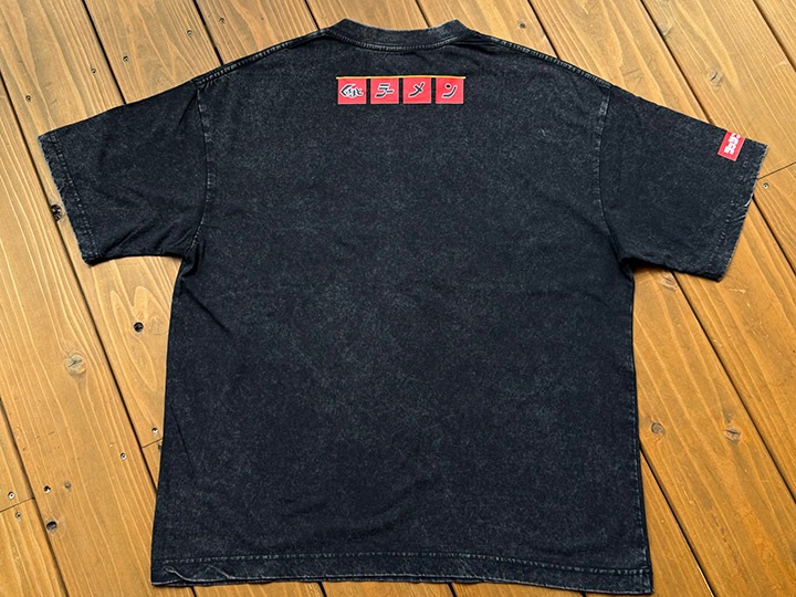 OSSANTHEHOOD dye washed Tshirt (����ޤ�) / black