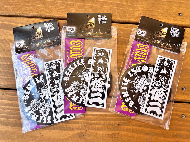 BENJIE ESCOBAR silk screen sticker pack 