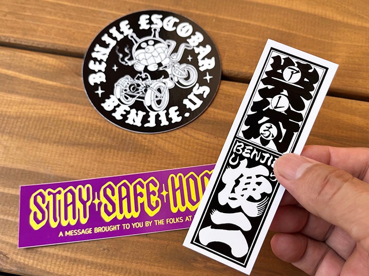 BENJIE ESCOBAR silk screen sticker pack 