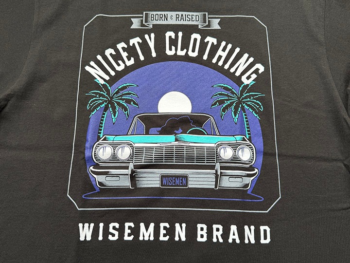 WISEMEN brand Tshirt (night) / black