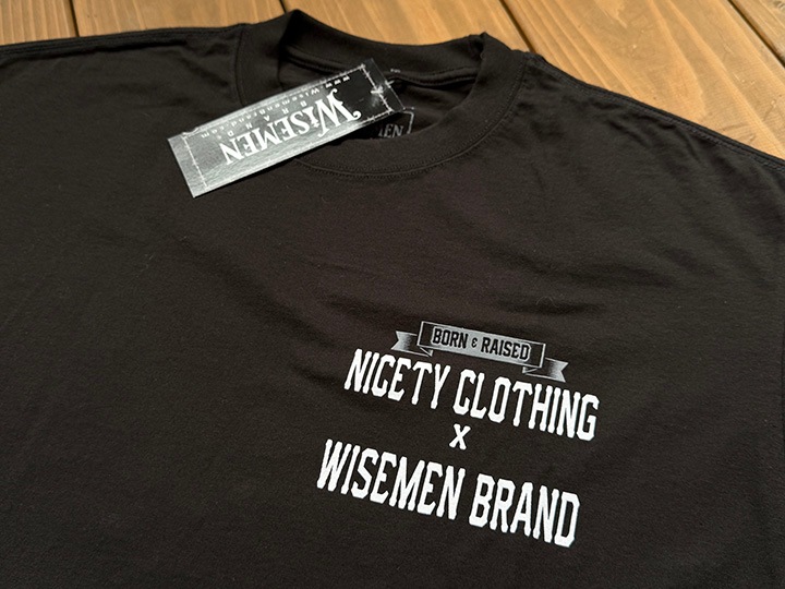 WISEMEN brand Tshirt (night) / black