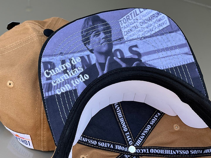 OSSANTHEHOOD snapback cap (vatos) / camel & black