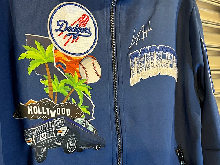 PRO STANDARD LA DODGERS track jacket / blue